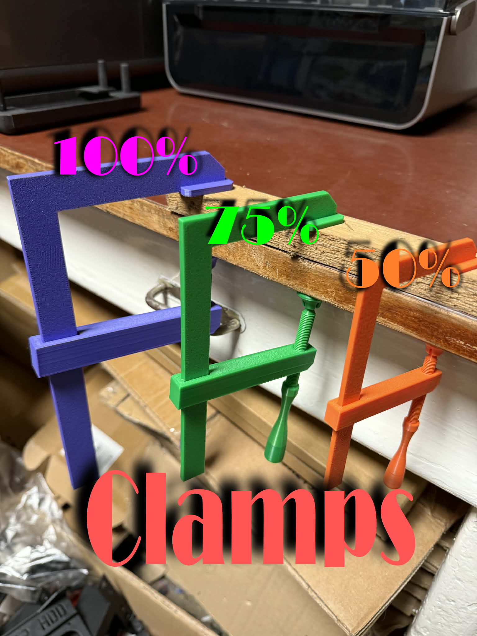 Fixing screw clamps