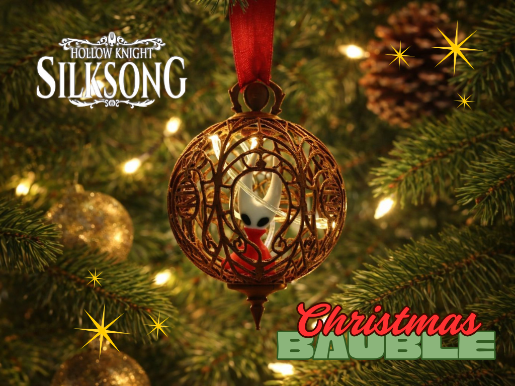 Silksong Hornet Christmas Bauble