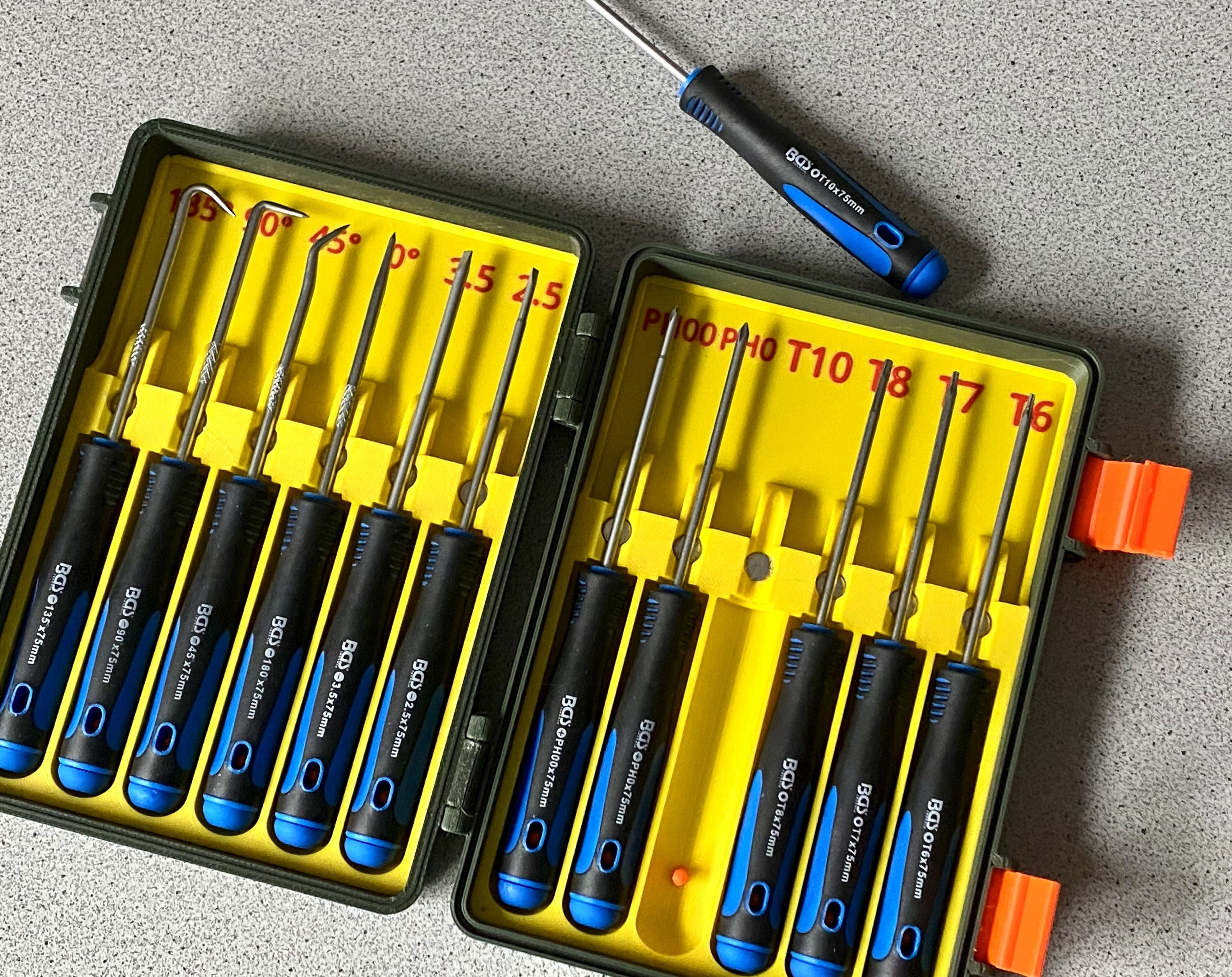 Case for Screwdrivers Precision Mechanics (brand: BGS-Technic)