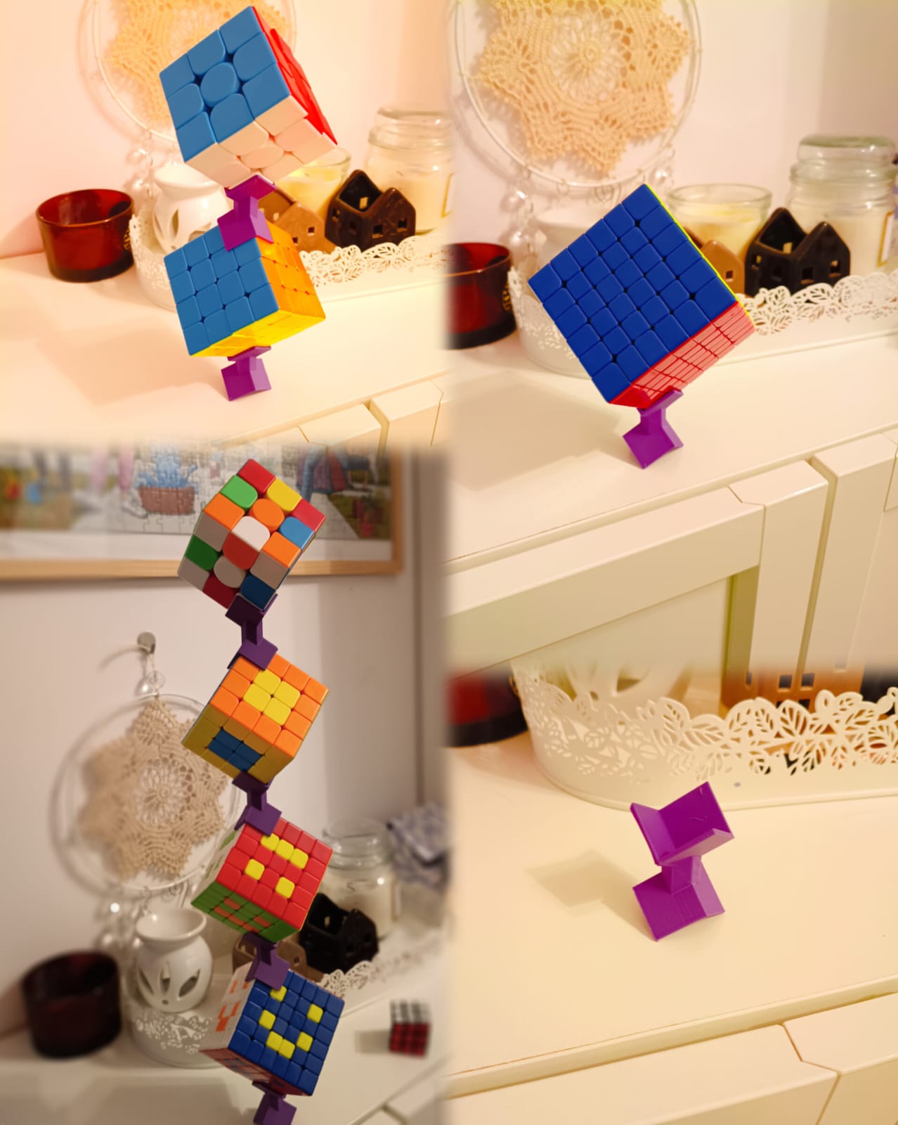 Modular Cube Stand – Display Stand for Rubik’s Cubes