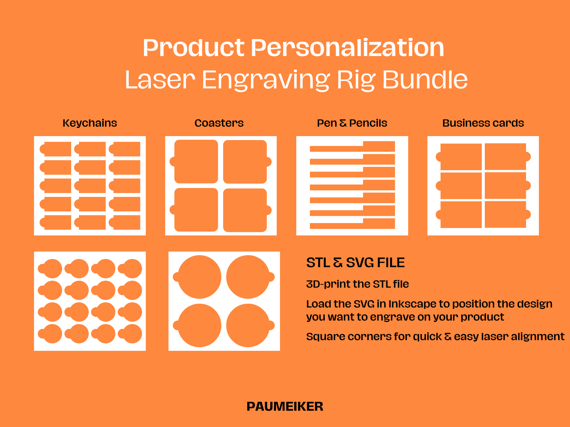 Product Personalization:  Laser Engraving Rig Bundle