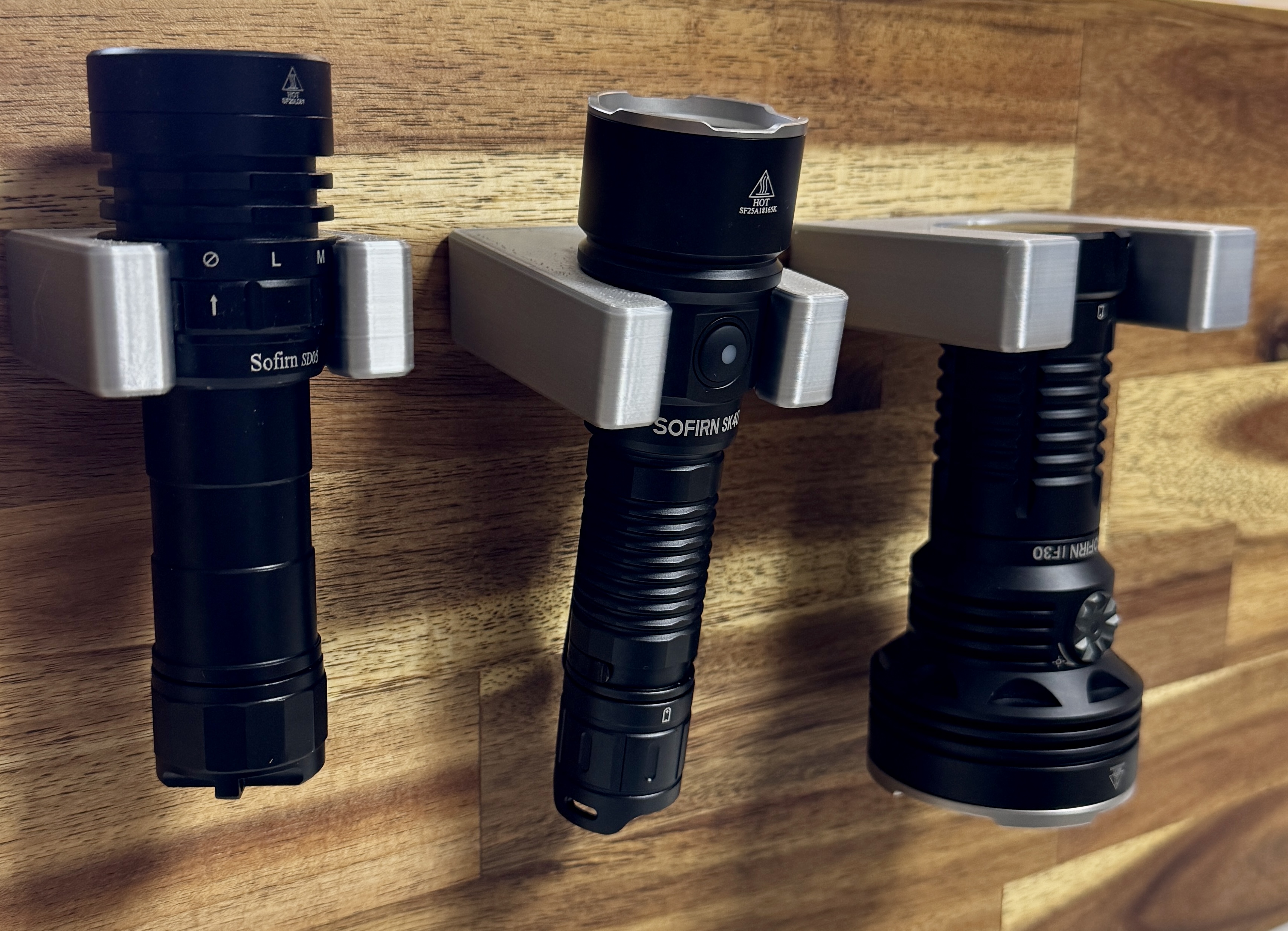 Sofirn Flashlight Wallmount IF30, SP35T, SK40, SD05 and many more