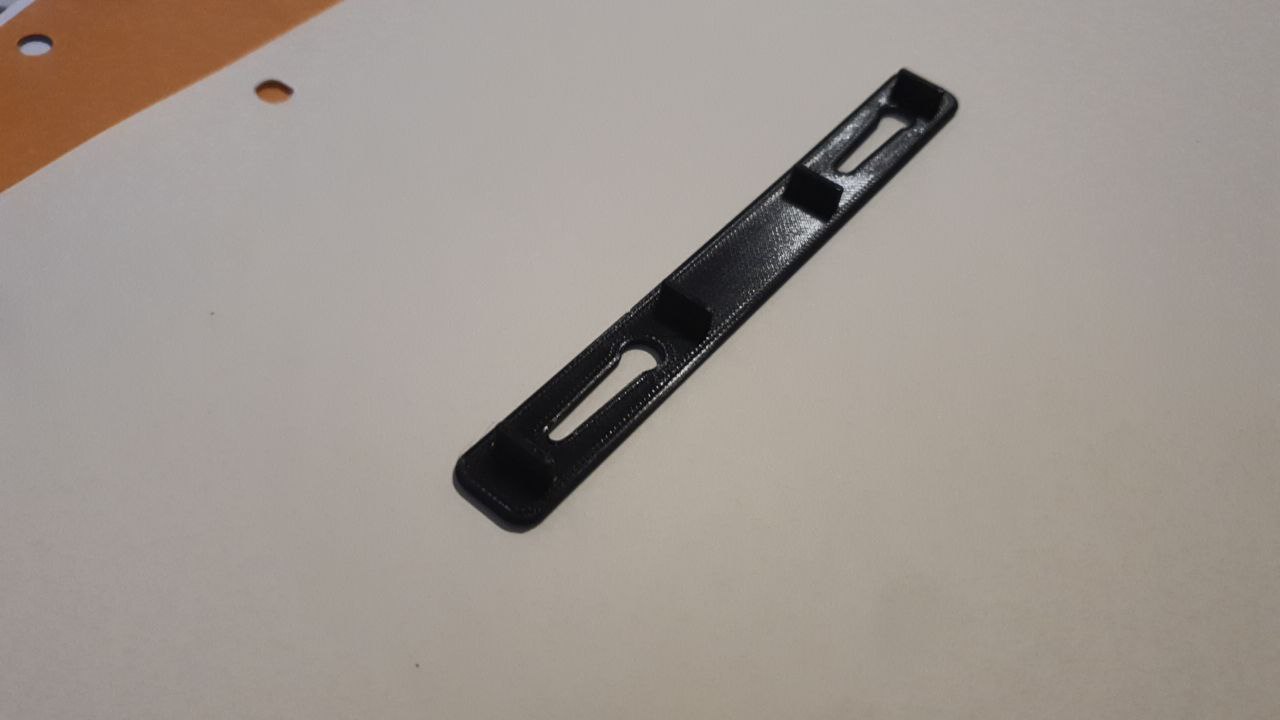 Document binder clip