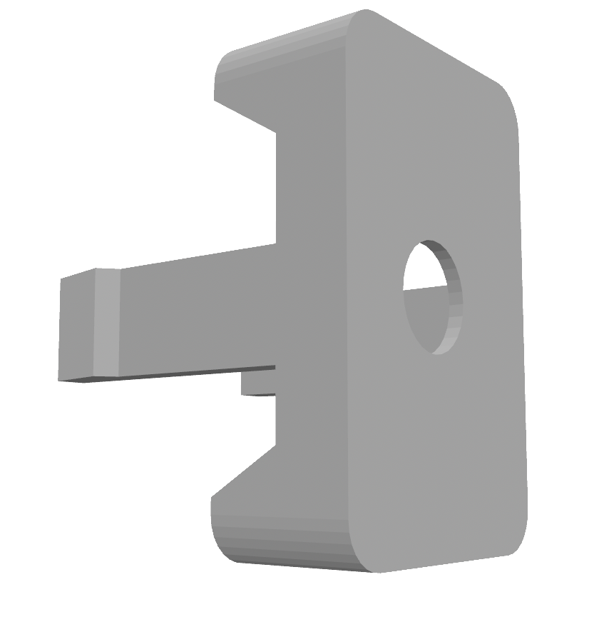 G1 Insight switch blank with hole for Kicker CXARC remote 3D model