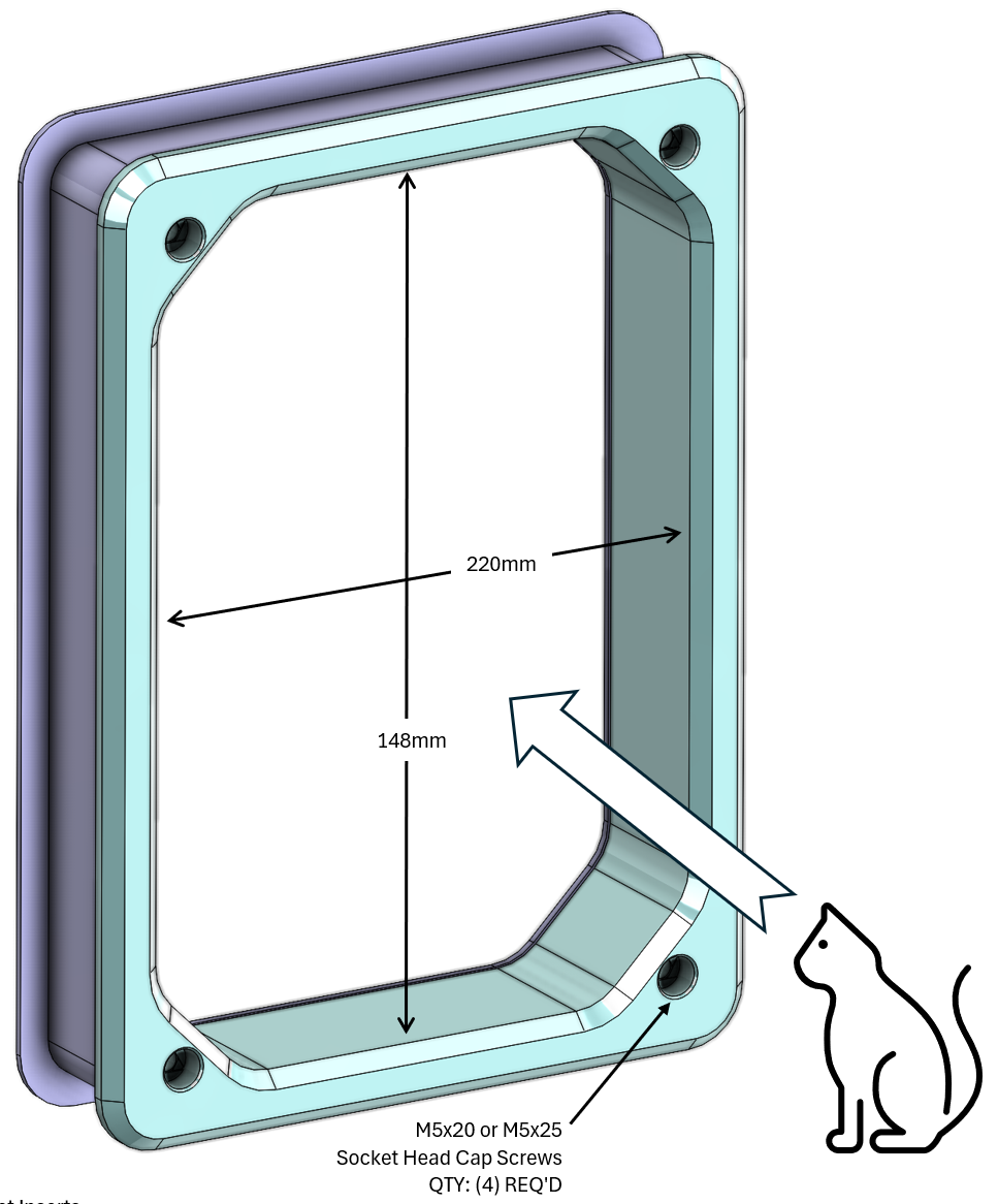 Interior Cat Door
