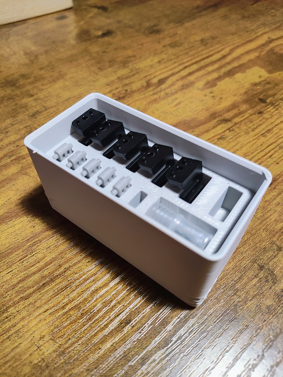 Gridfinity 2x1x6u Stackable Bambu Wiper and Cutter organizer Remix