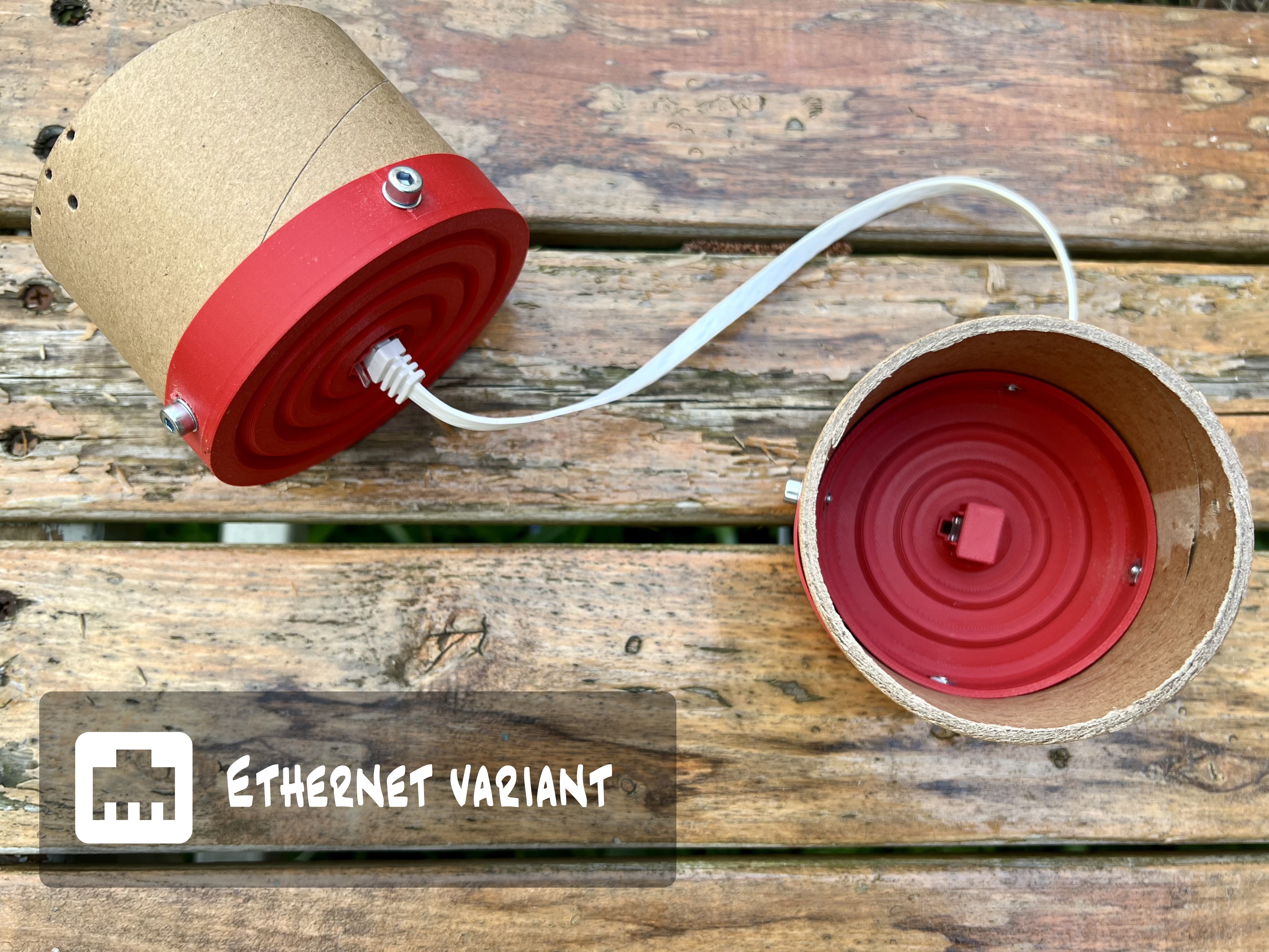 tin can phone with advanced membrane reusing spool