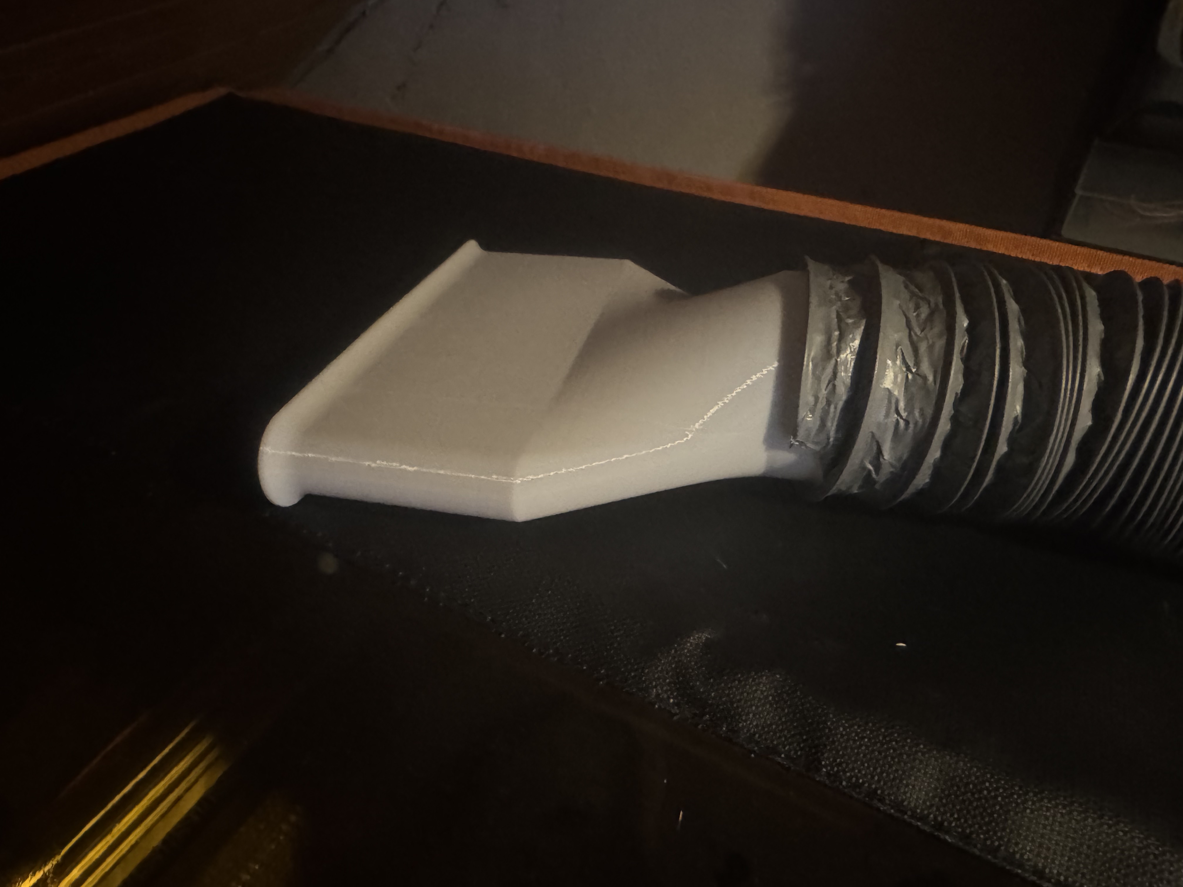 Flat window exhaust duct diameter 75 mm — miniatura 2