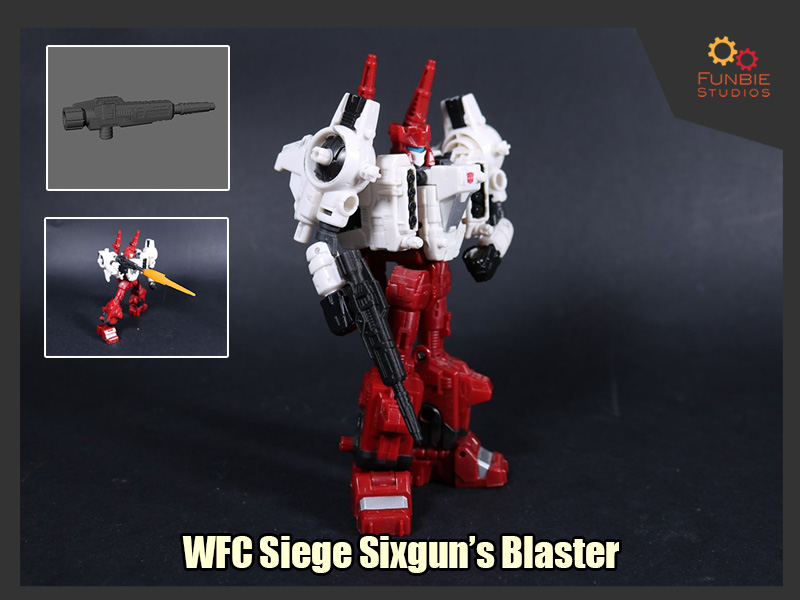 Transformers WFC Siege Sixgun's Blaster