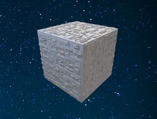Star Trek Borg Cube Ship