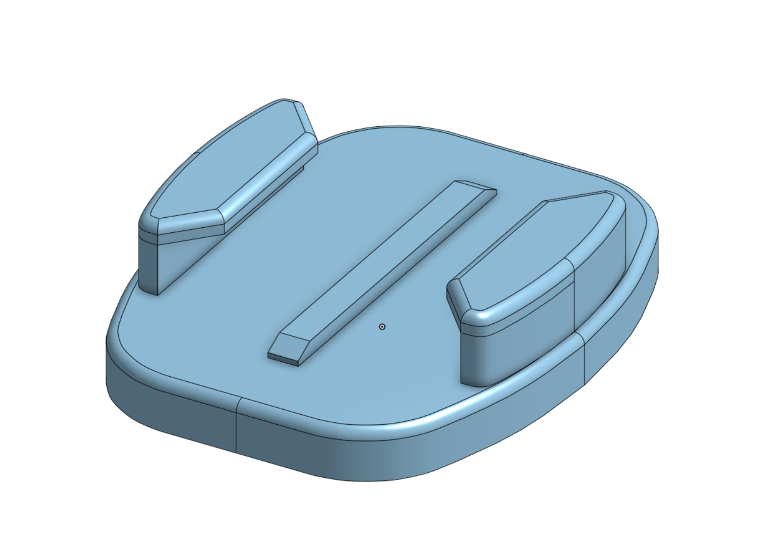 GoPro Mount - Quick release (ORIGINAL dimensions)