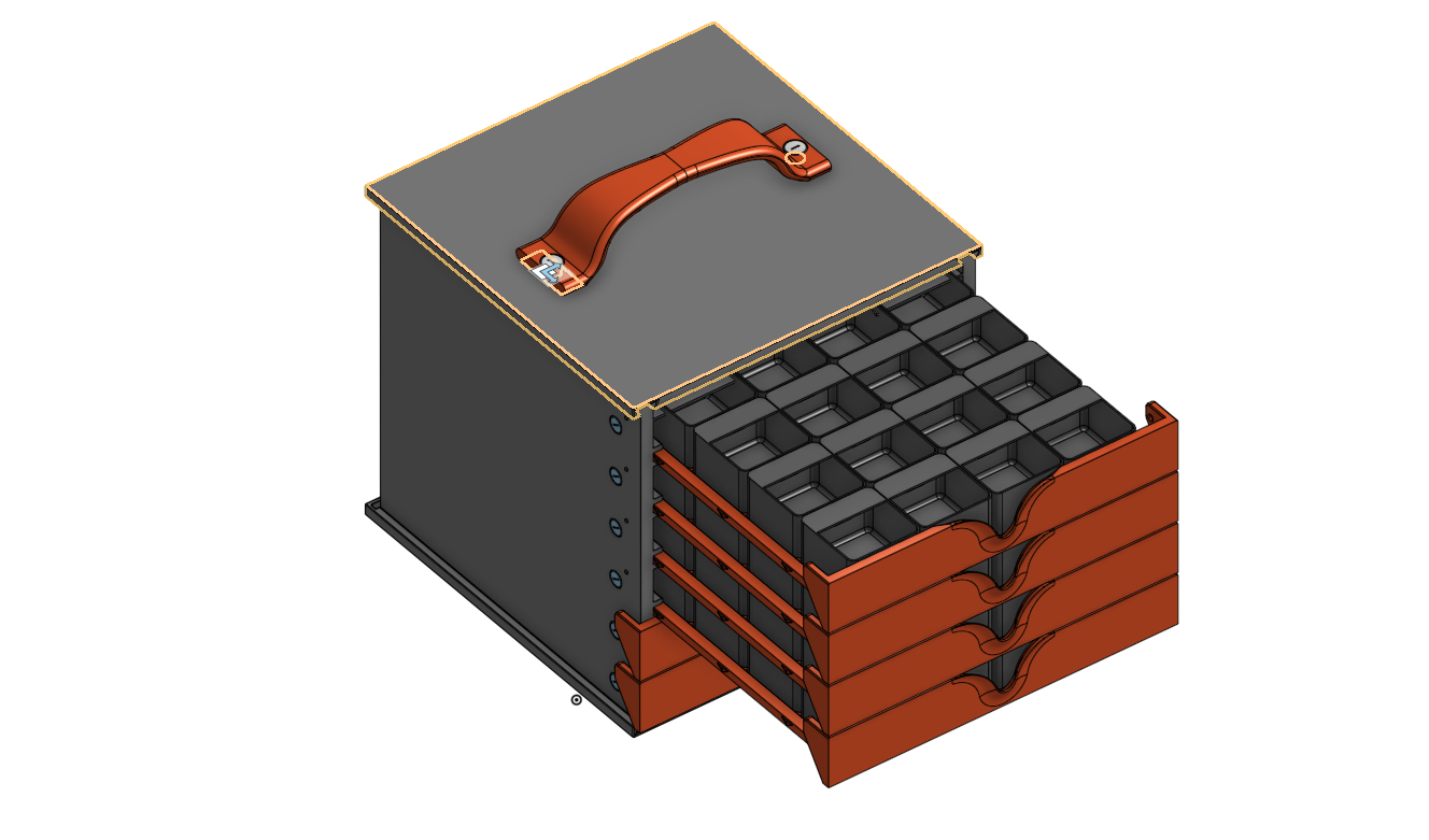 Miniatura 9 do modelo 3D GRIDFINITY DRAWER (NO HARDWARE NEEDED)
