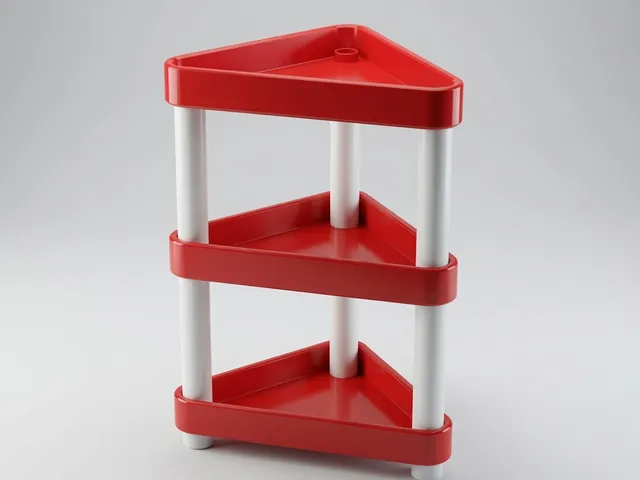 Multi Tier Bathroom Corner Shelf/Organizer