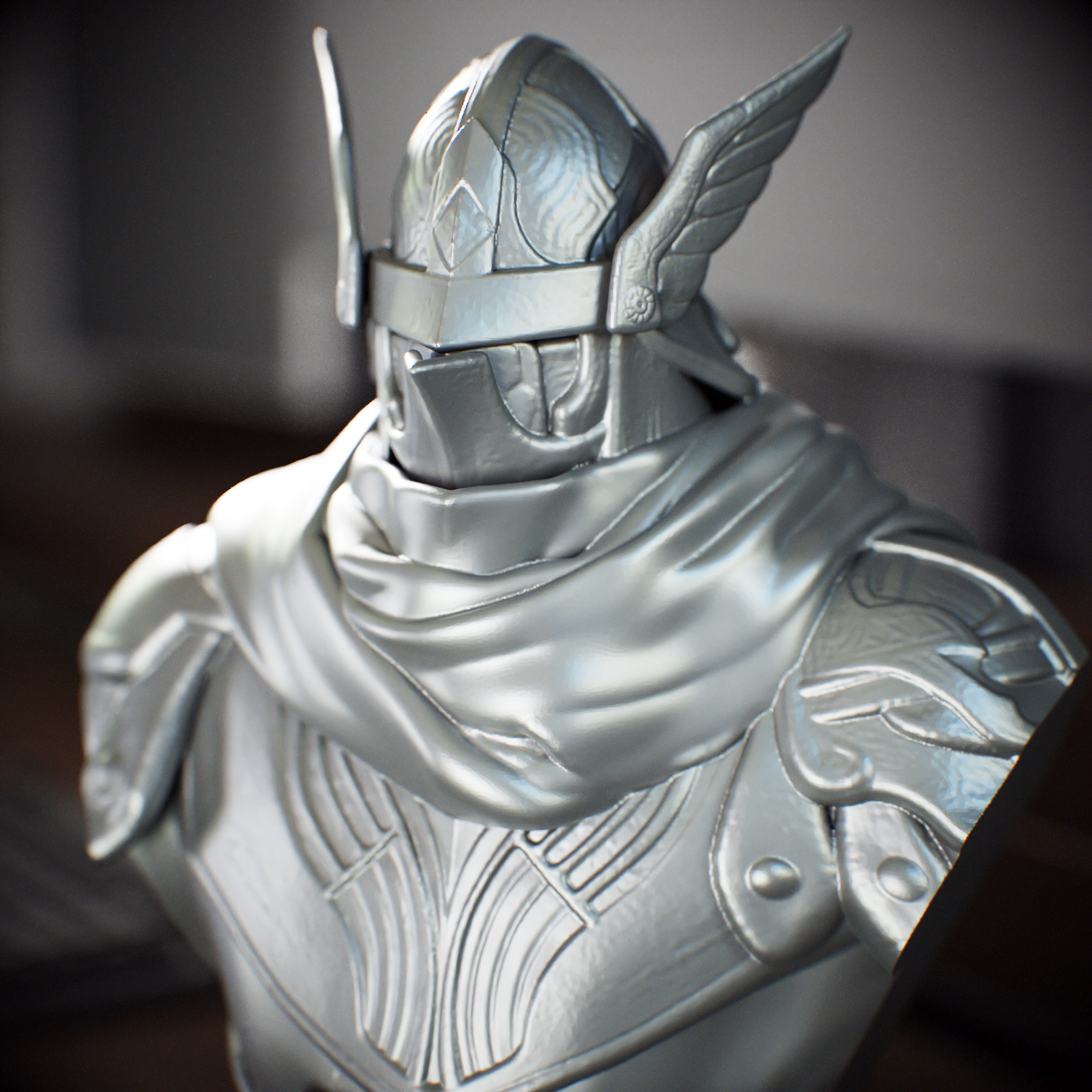 Wylder Bust from Elden Ring Nightreign Video Game - Busto de Wylder del videojuego Elden Ring Nightreign