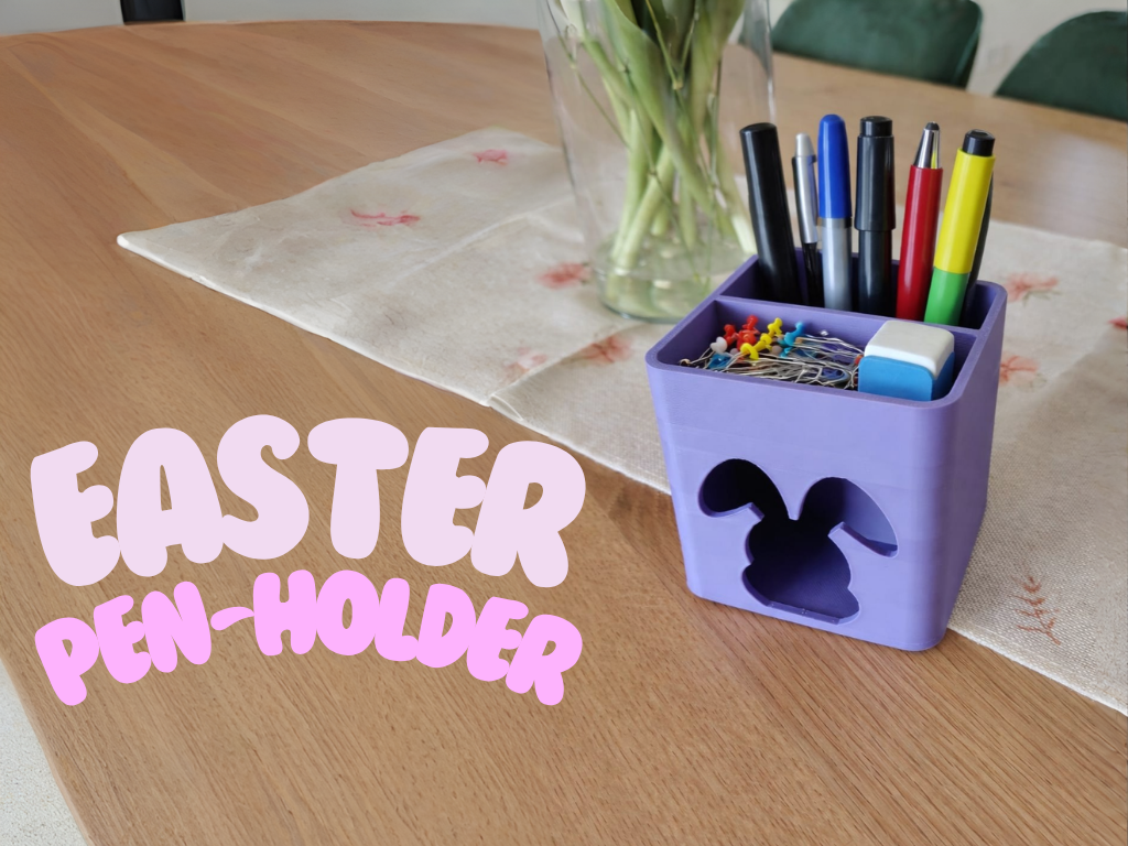 Easter pen holder 3D model