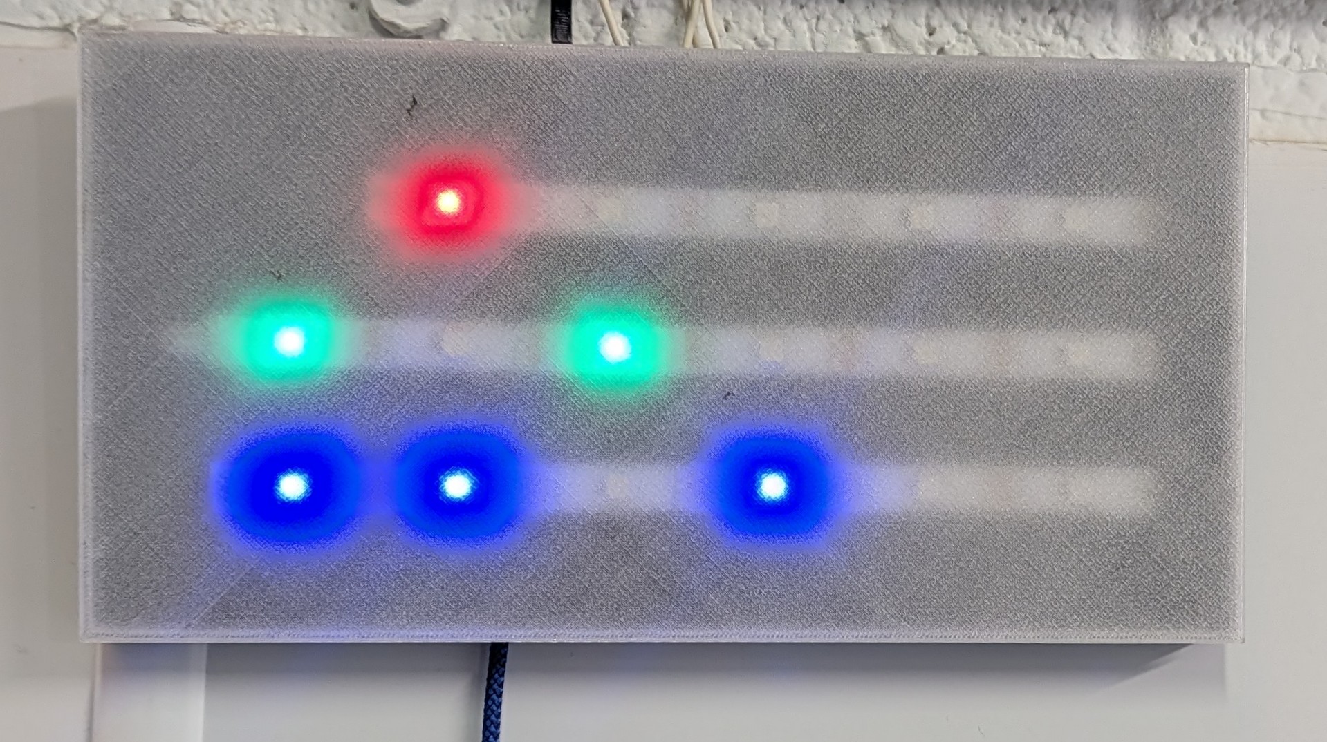 Binary Clock with ESP32 and addressable LEDs