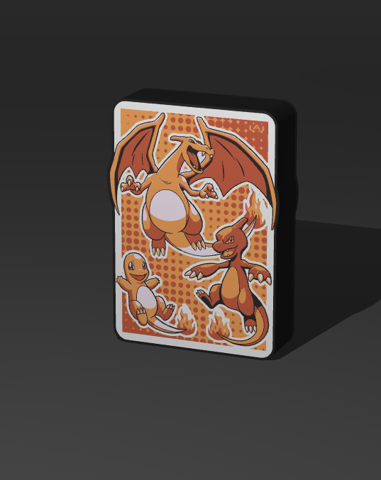 Charmander Evolution LED Panel – Fire Pokémon Retro Glow — miniatura 3