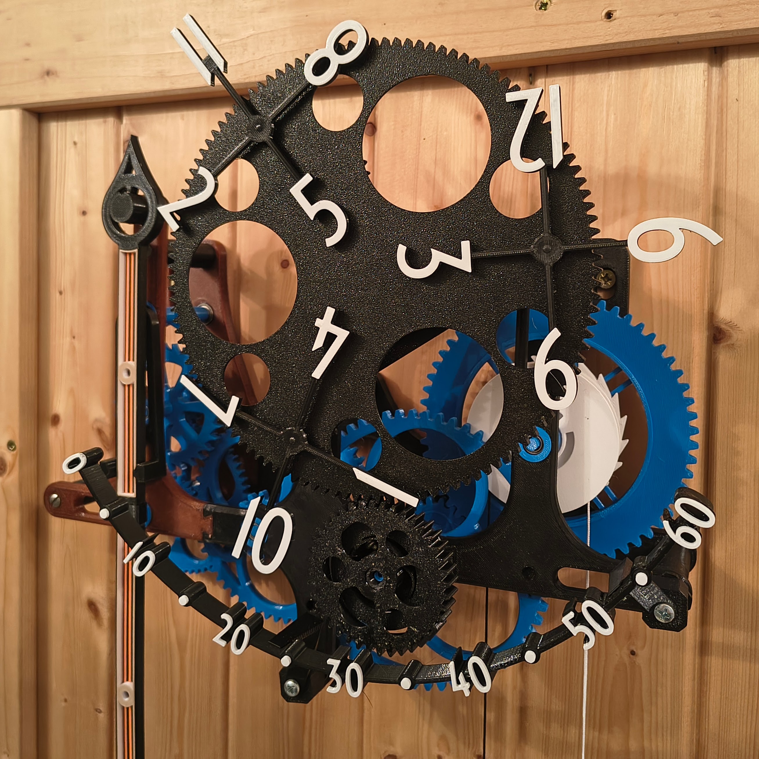 Miniatura 2 do modelo 3D Pendulum clock + wandering clock