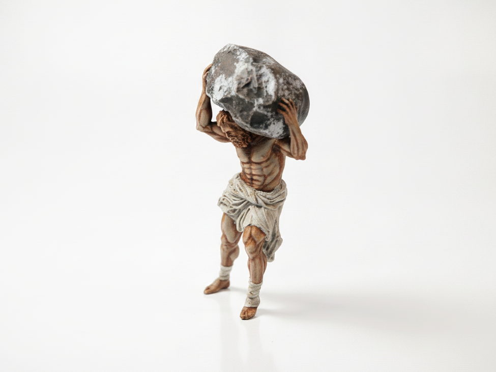 Atlas Skull Figurine Miscellaneous 3D Printable