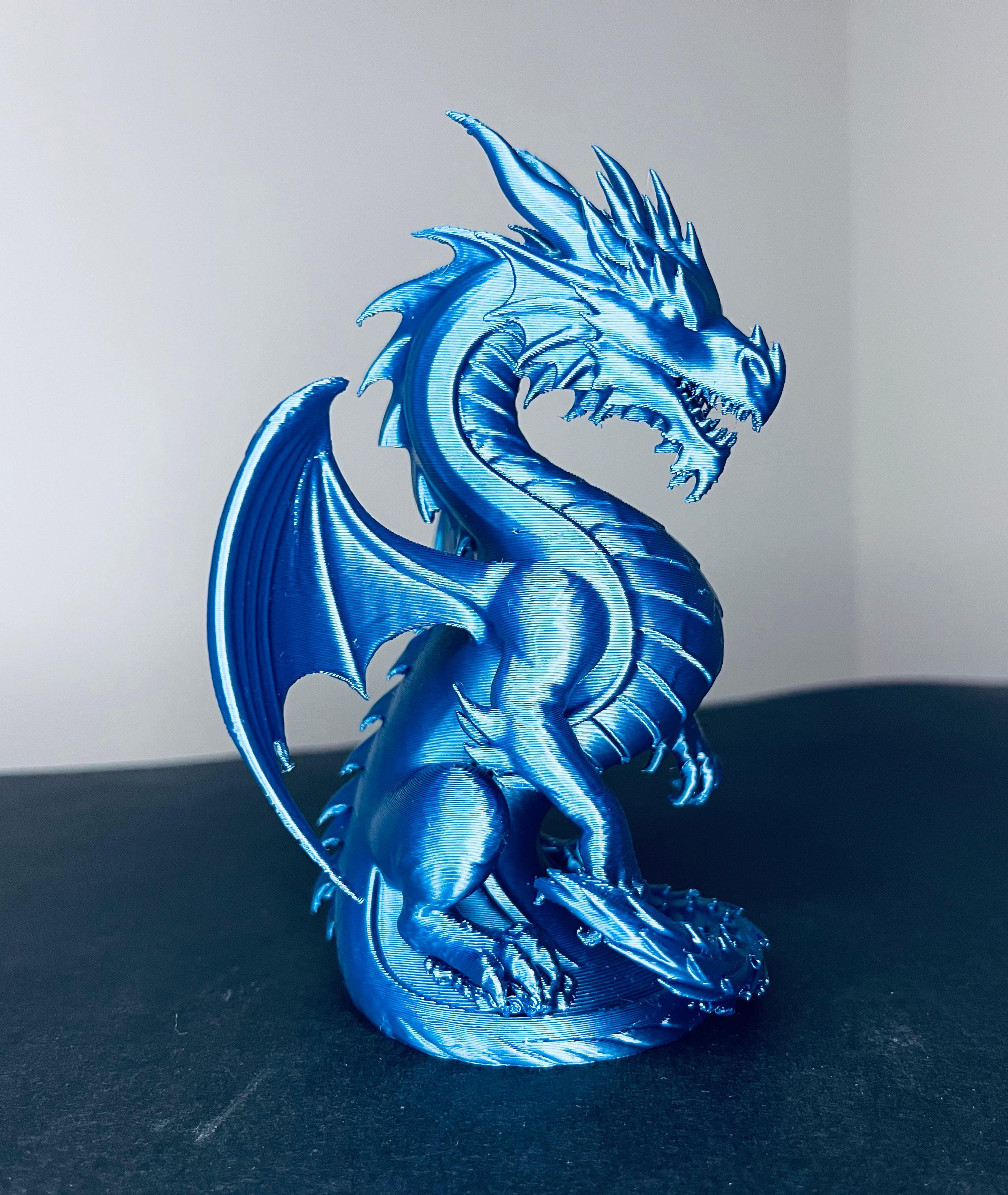 Blue dragon statute — miniatura 4
