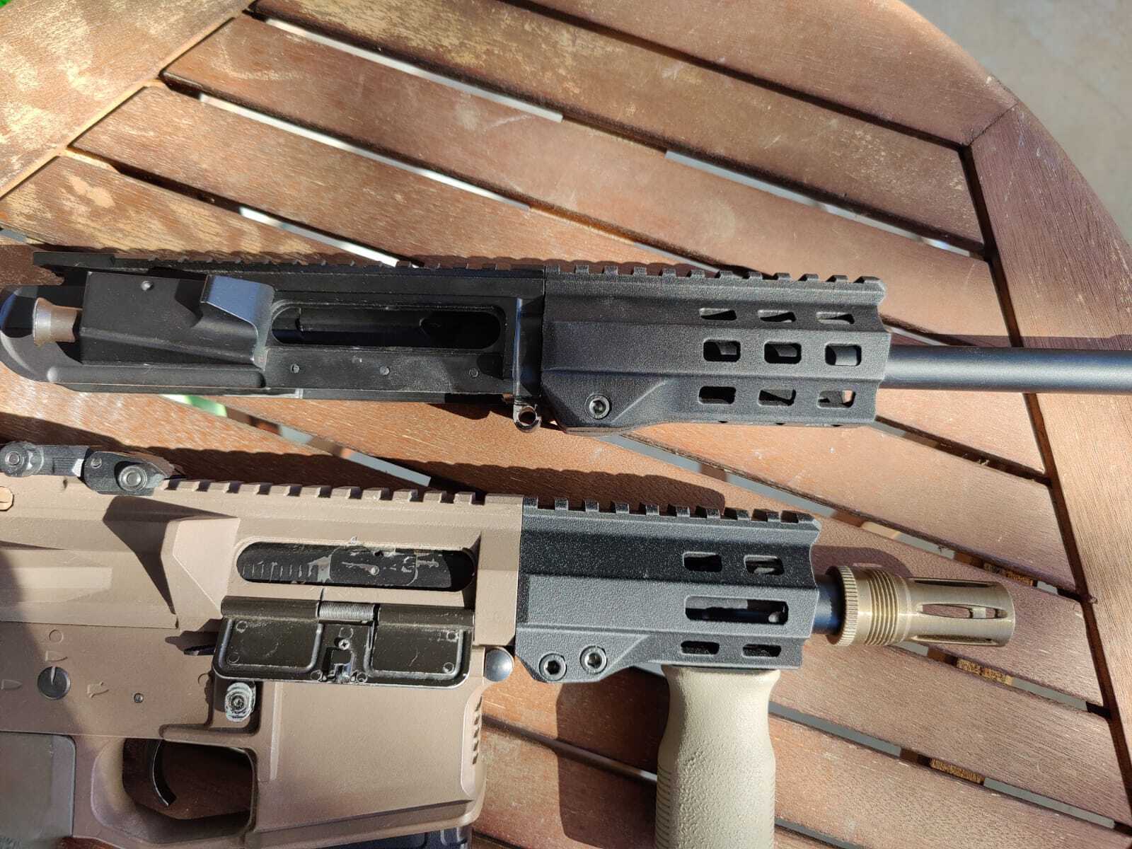 Stubby M-lok handguard