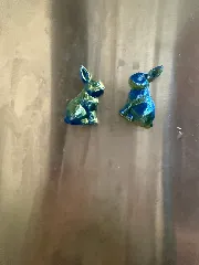 Mini Easter Bunny fridge magnet