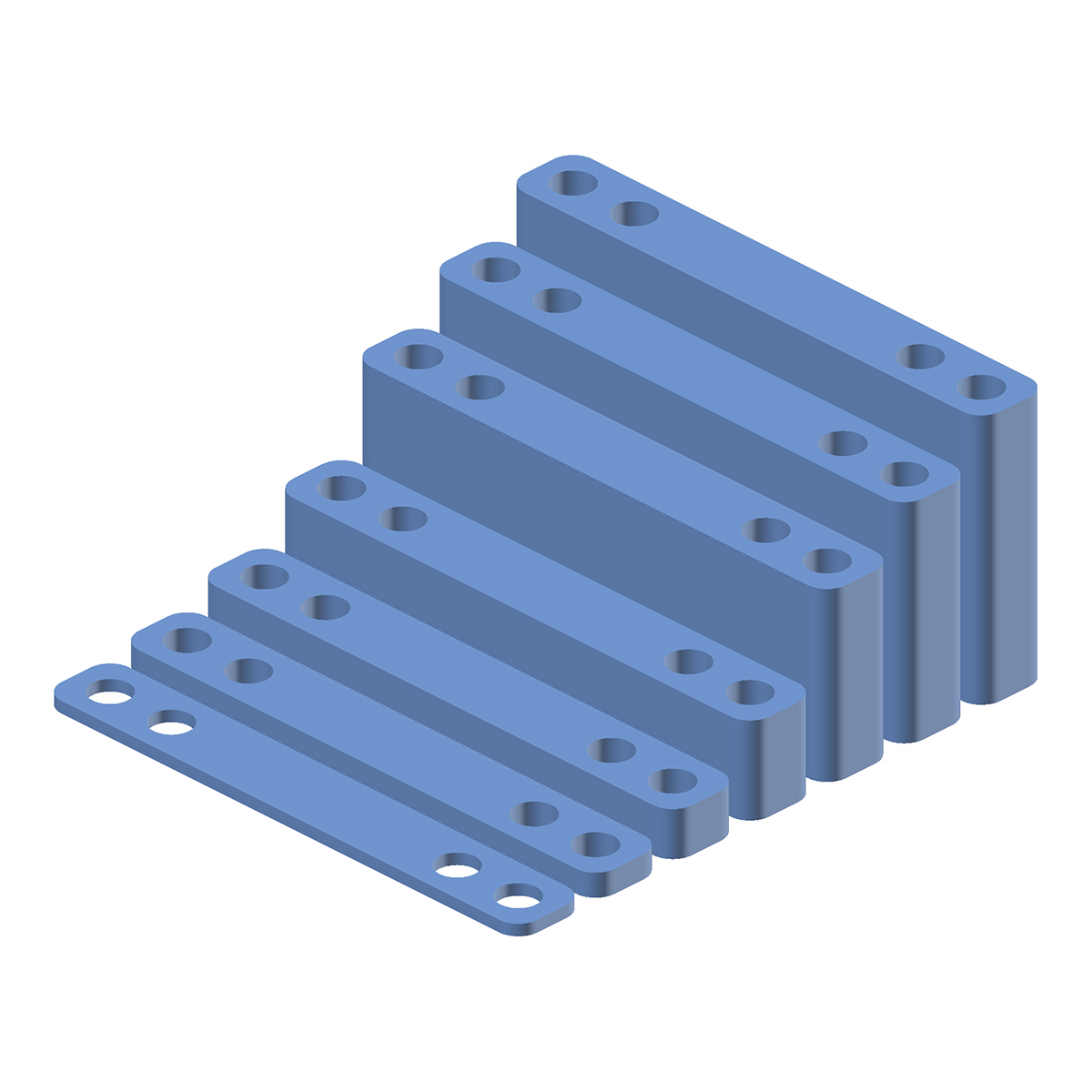 Longboard/Skateboard Straight Riser Strips Collection