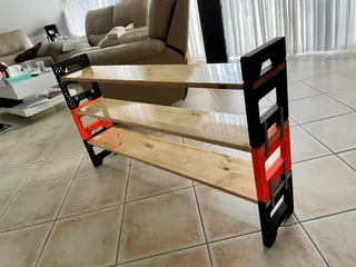 Stackable Shoe Rack by 3DDIY, Download free STL model