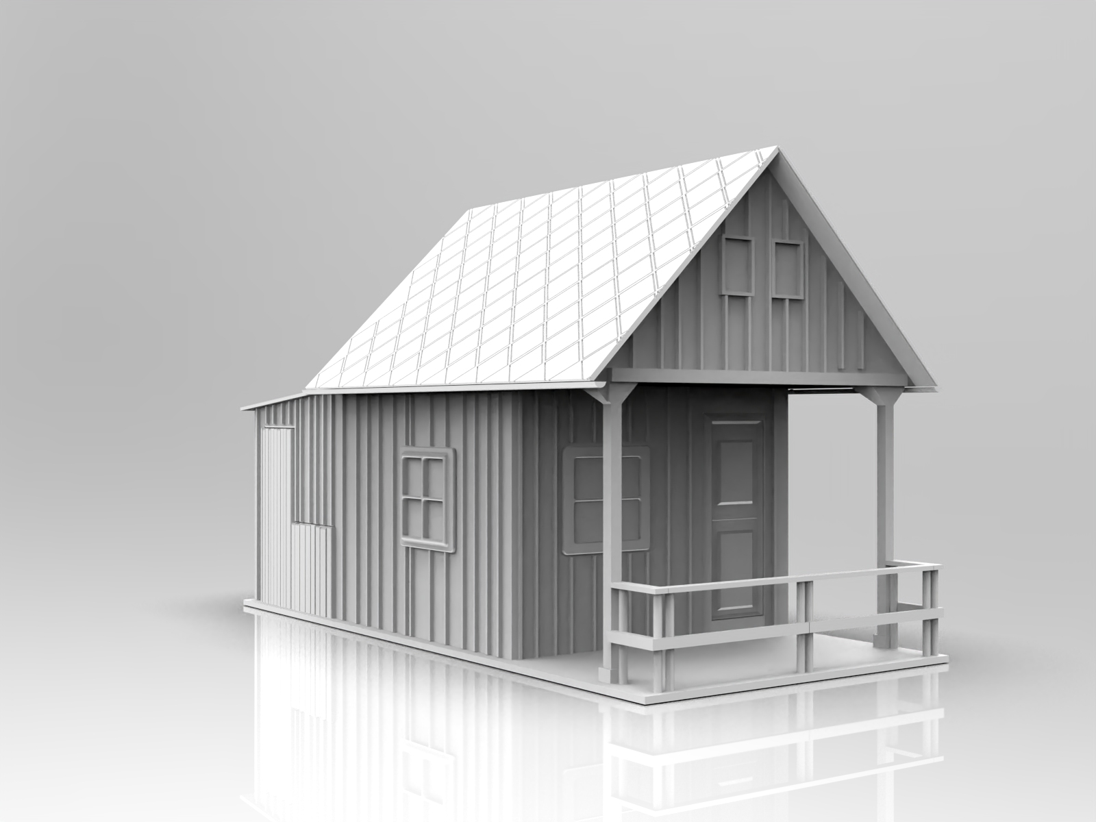 N Scale Cottage 1:160