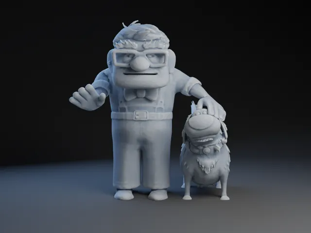 Carl and Dug