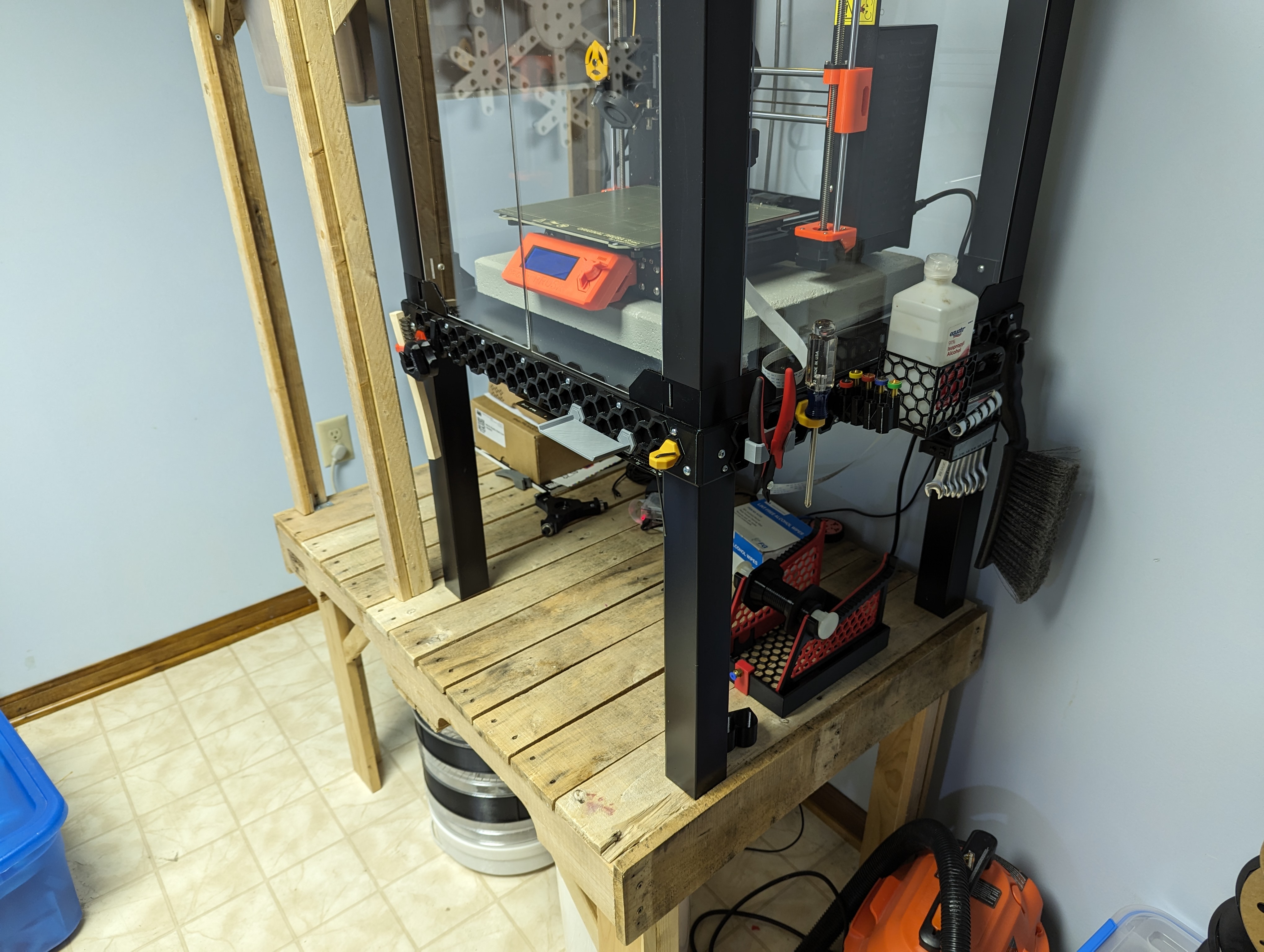 Ikea LACK HSW - Corner connector (Honeycomb Storage Wall)