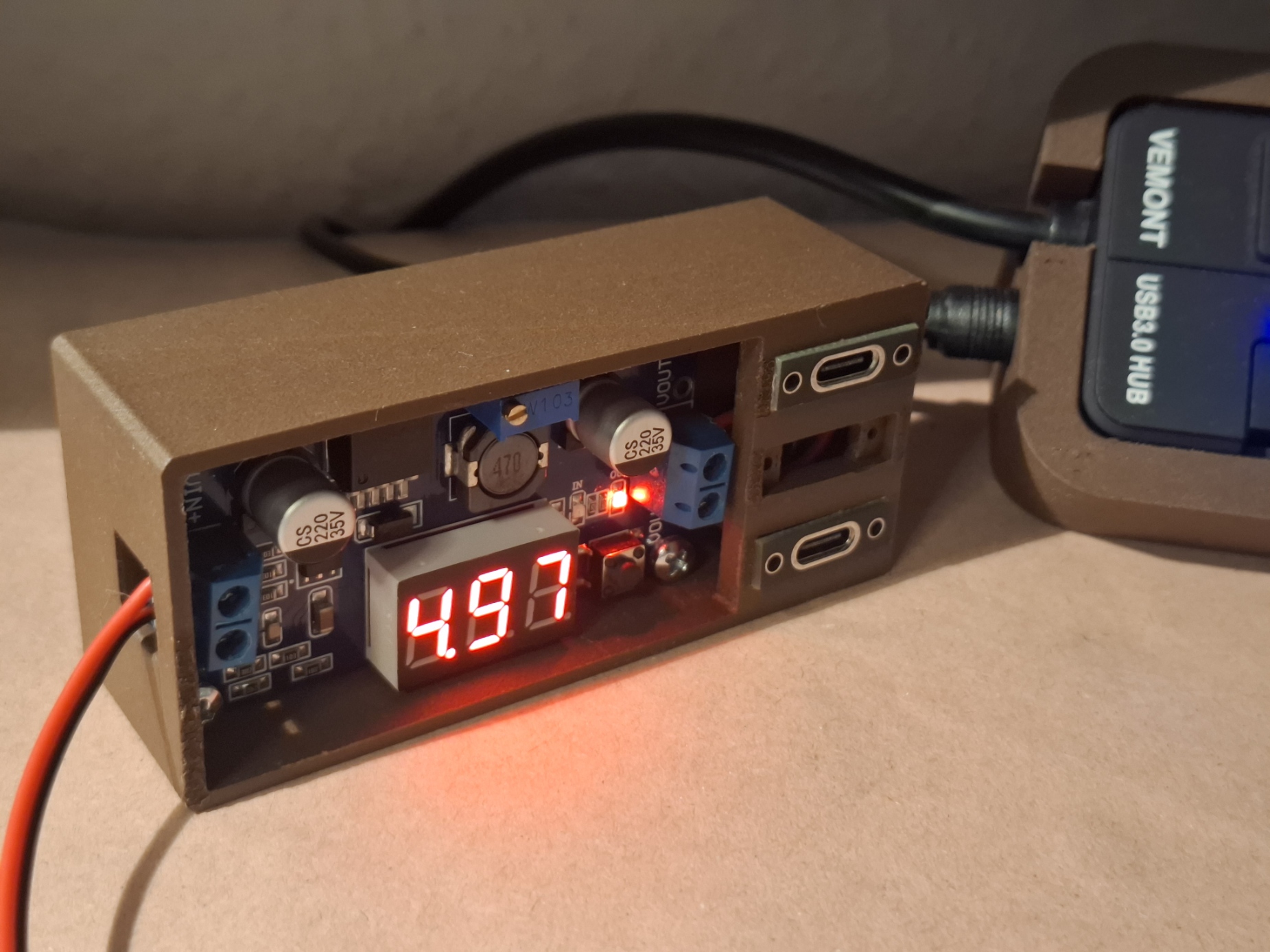 DC converter with USB-C output; Walfront Boost to Penglin