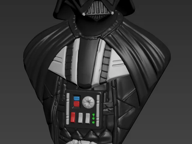 Darth Vador Bust (split for multiple colors)