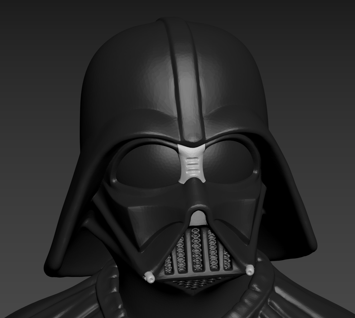 Miniatura 7 do modelo 3D Darth Vador Bust (split for multiple colors)