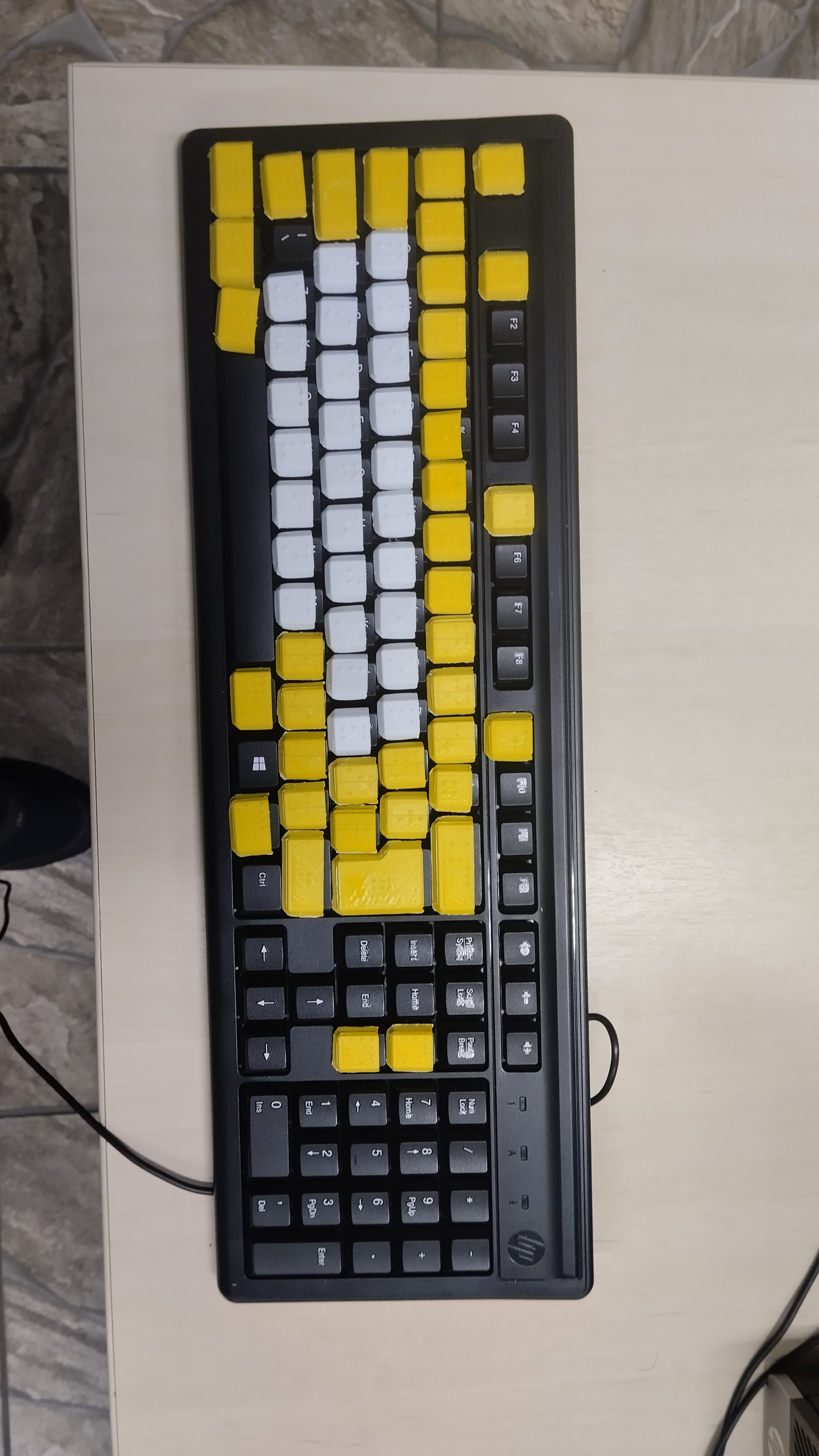 3D Printable Braile Keyboard