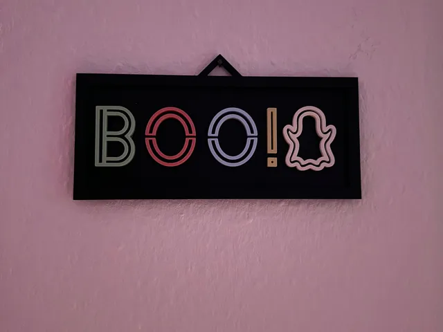 Halloween Boo! Sign