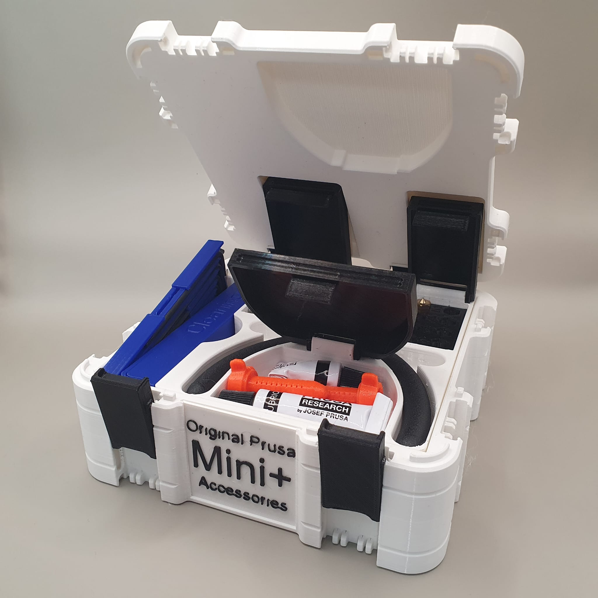 Gridfinity Storage Case for tools and spareparts from Prusa Mini+ (Kit