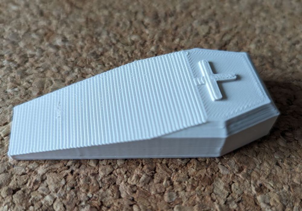 Door stop coffin