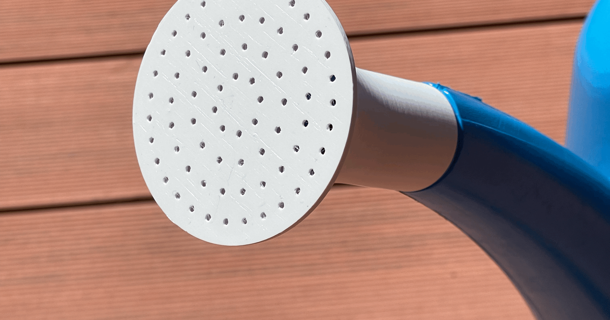 Watering Can Nozzle by Bl0b7213 Download free STL model