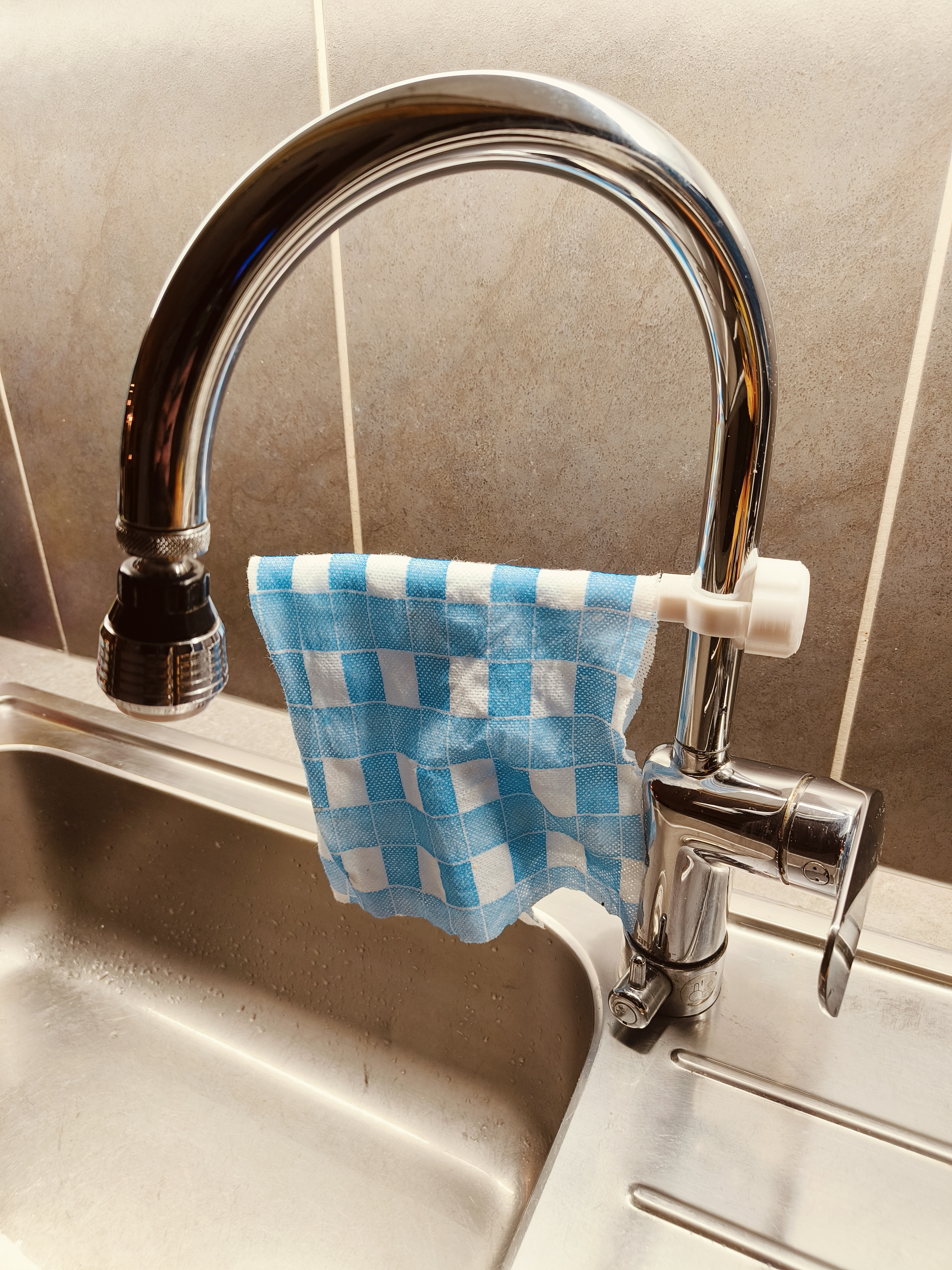 Dishcloth hanger 3D model thumbnail