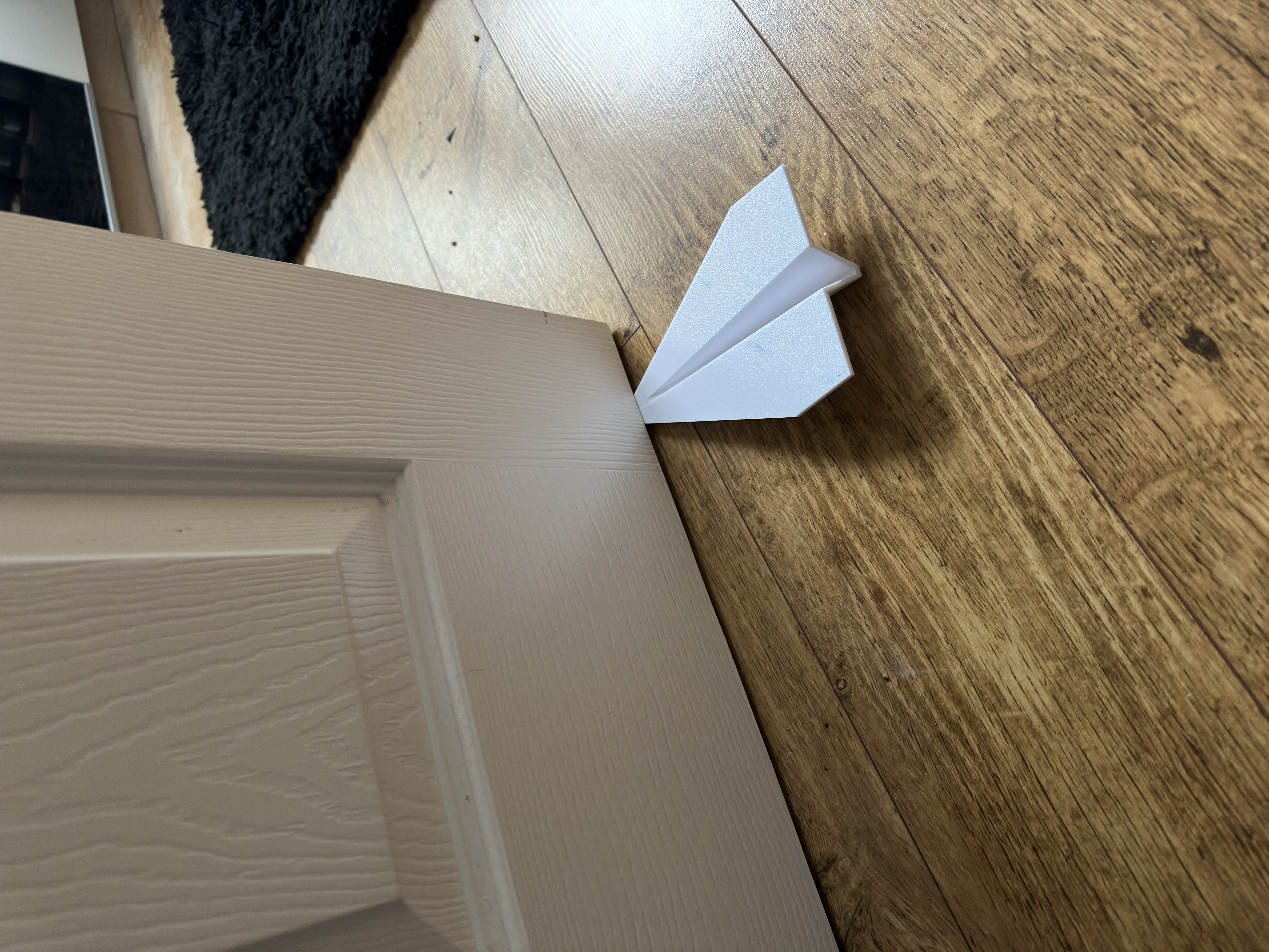 Doorstop Paper Airplane. Easy print. No supports.