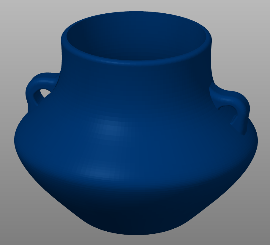 copy of a prehistoric ceramic vase (Bronze Age)