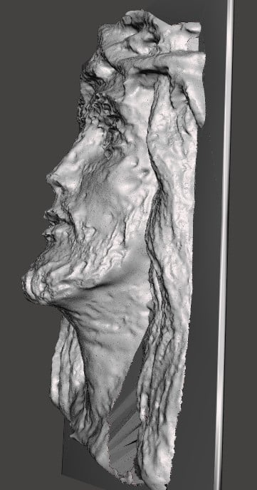 Jesus face + base full 3D scanned by Zonalimitatore | Download free STL ...