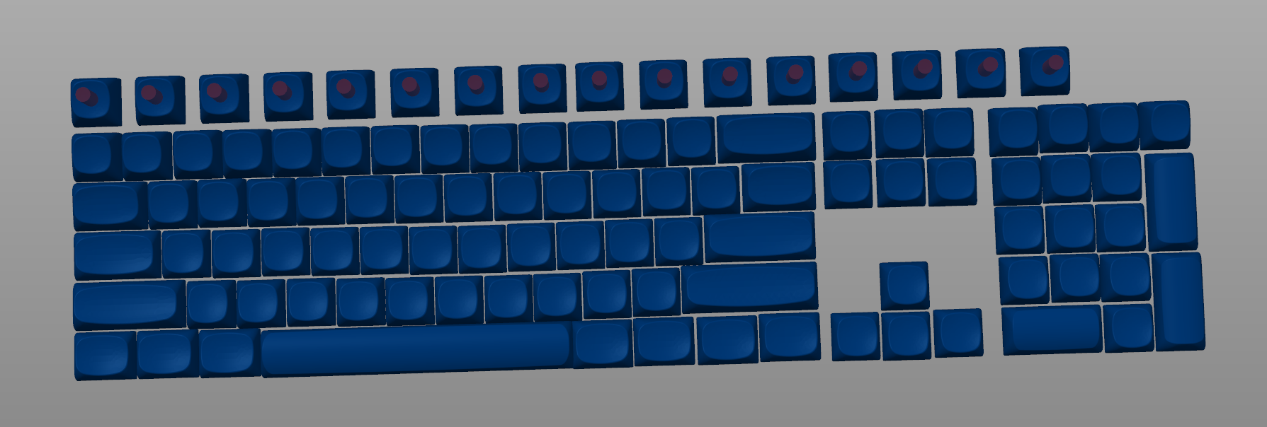 OPK keycaps for 100% keyboards