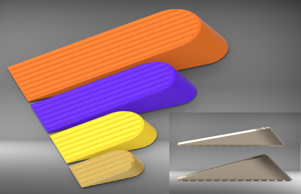 Simple doorstops by wolf3D Download free STL model