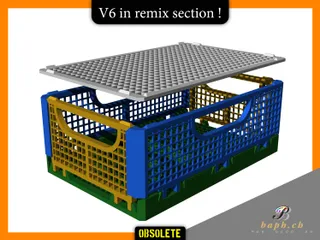 Foldable and stackable Crate (old)