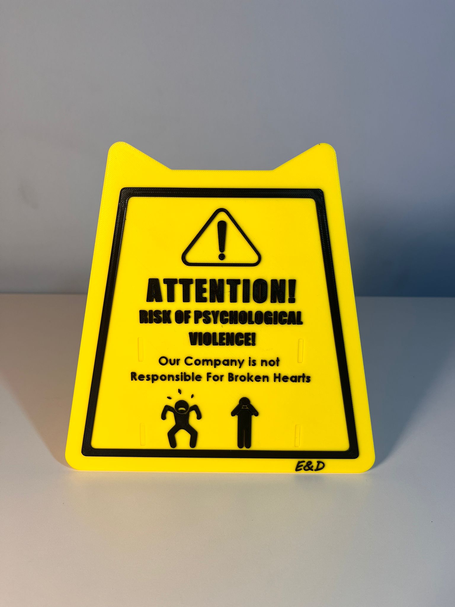The "Psychological Violence" Alert Sign - My Personal Favorite