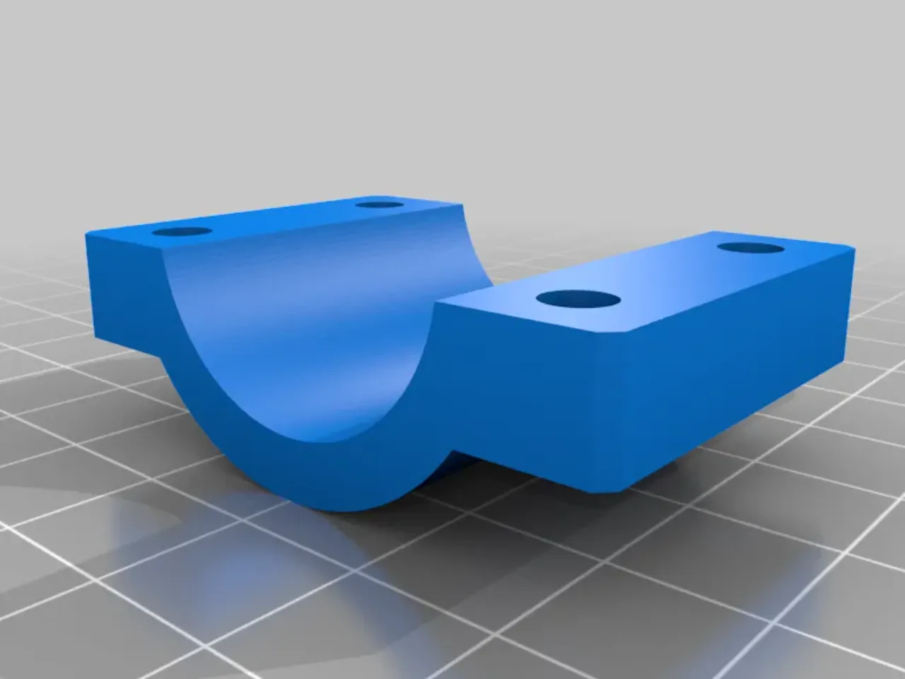 RIS rail on 25mm handlebar by bargoraj90 | Download free STL model ...