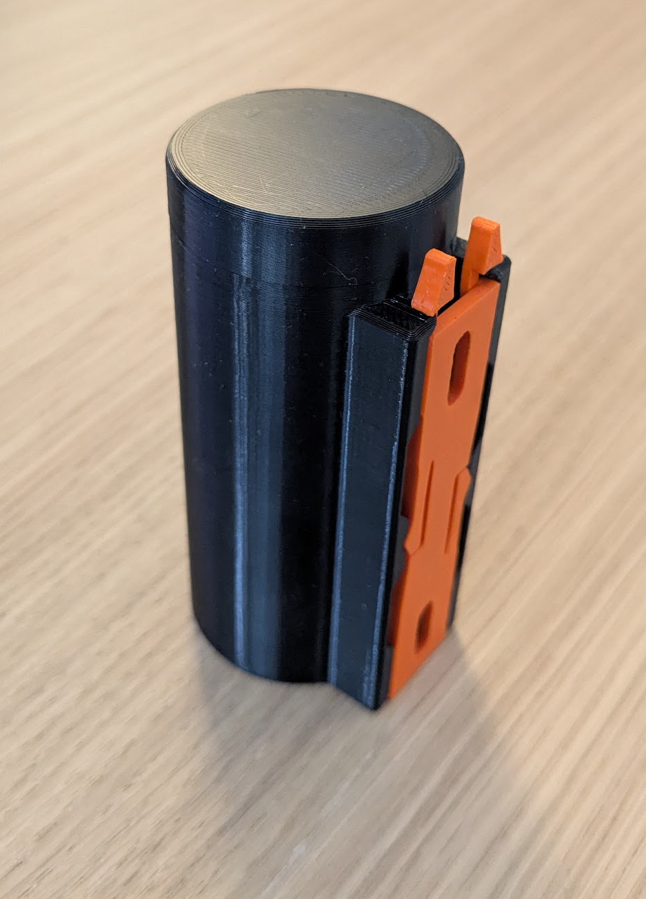 Mini tool bottle for bike mount v2