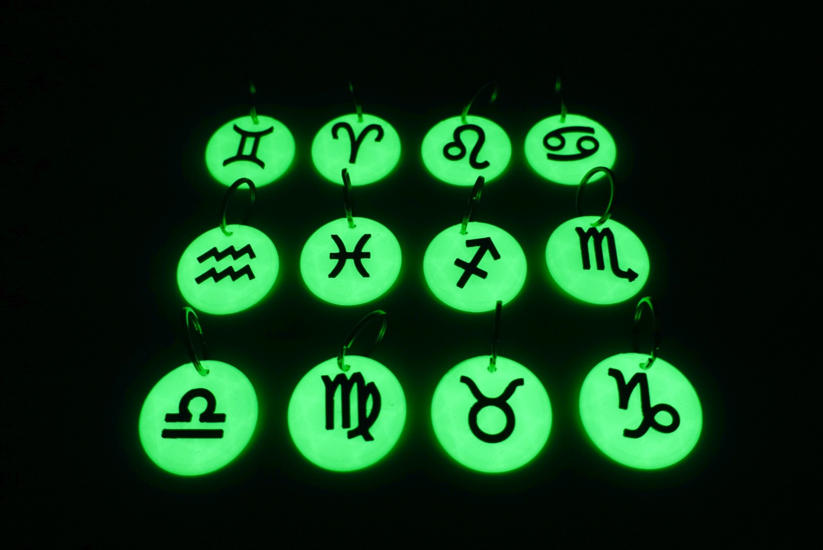 Zodiac Sign Keychains by MysticMesh3D Printables Store